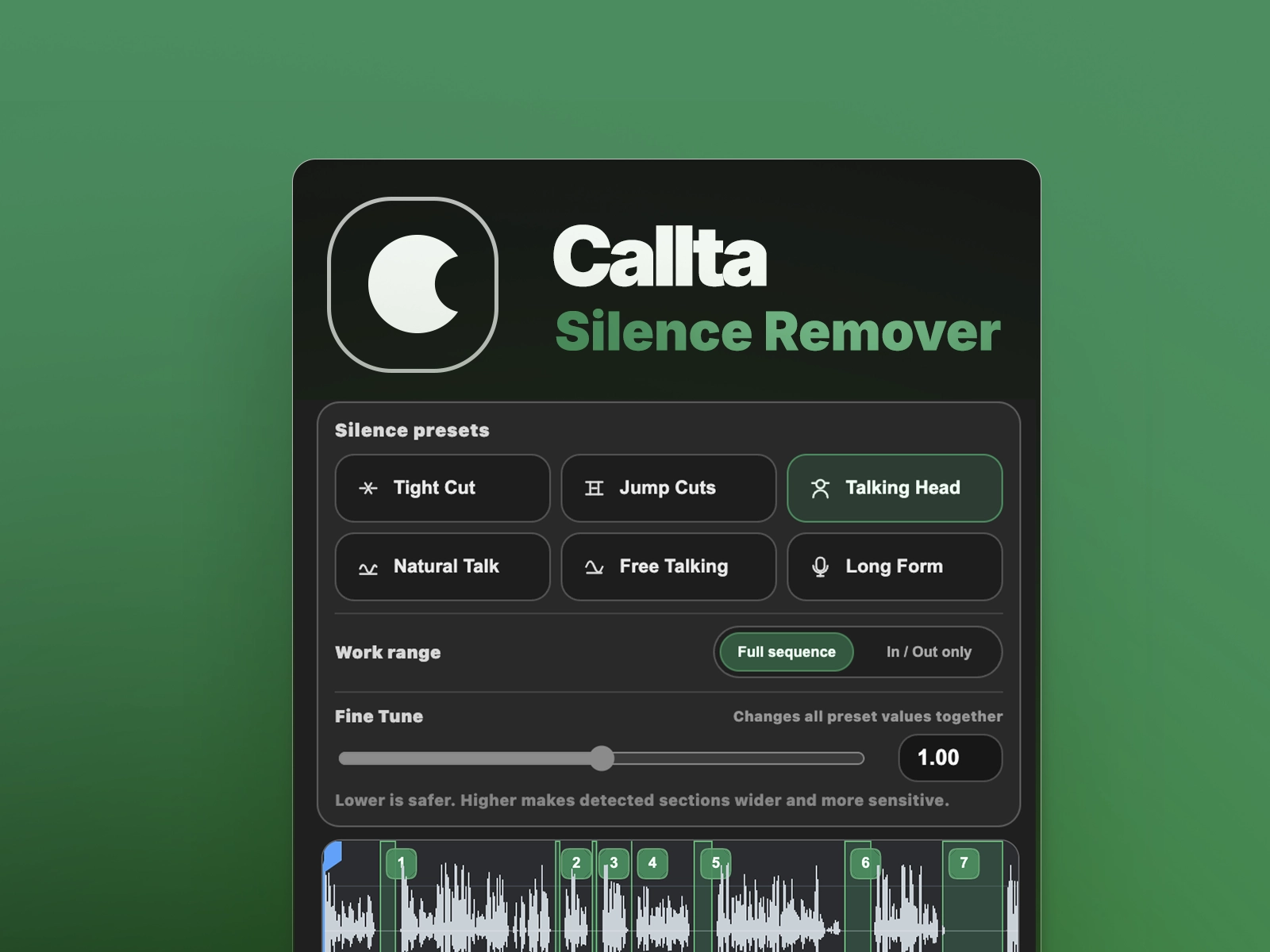 Callta Silence Remover preview